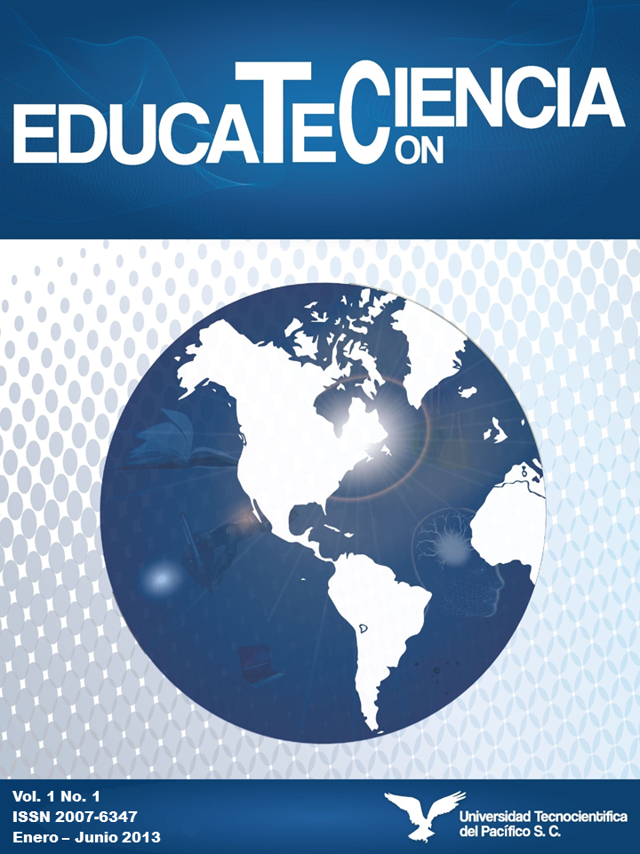 					Ver Vol. 1 Núm. 1 (2013): EDUCATECONCIENCIA
				